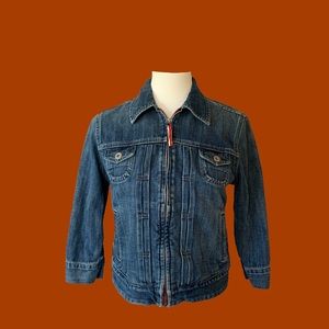 Early 2000’s Zip Up Lucky Brand Denim Jacket